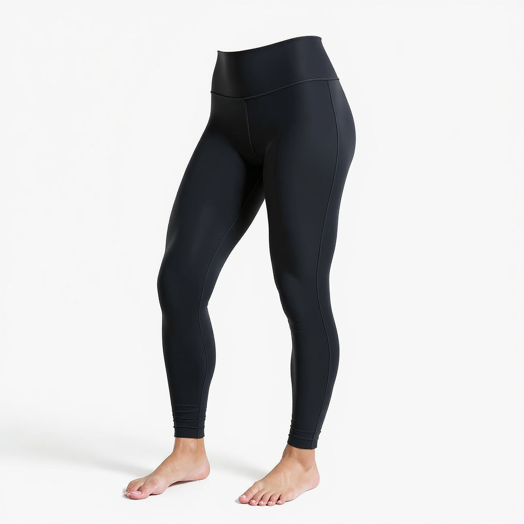 Image 2 Angle View of muscle support yoga pants, sleek,modern,athletic,comfortable,flexible
