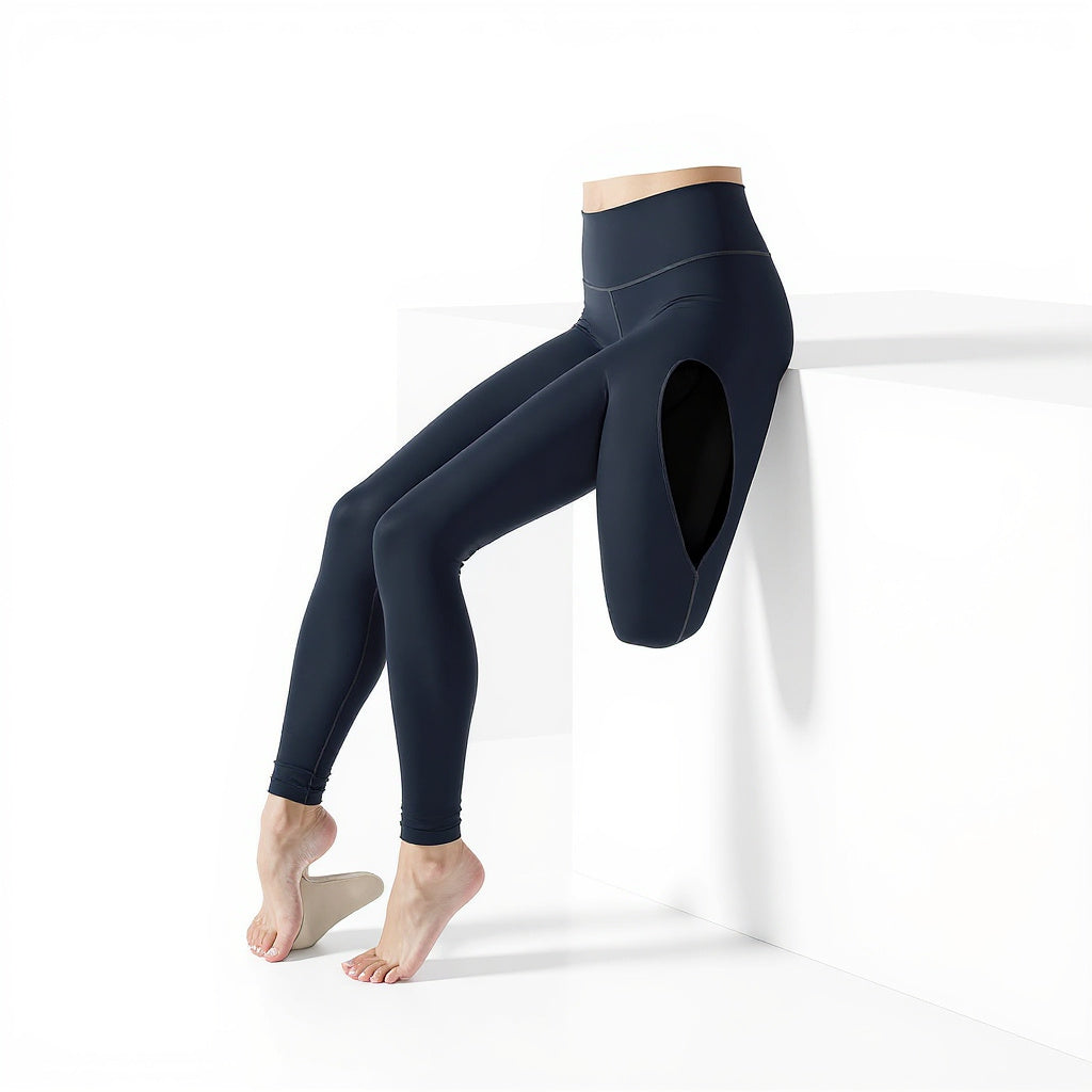 Image 2 Angle View of stretchable yoga bottoms, minimalist,athleisure,modern,sleek,versatile