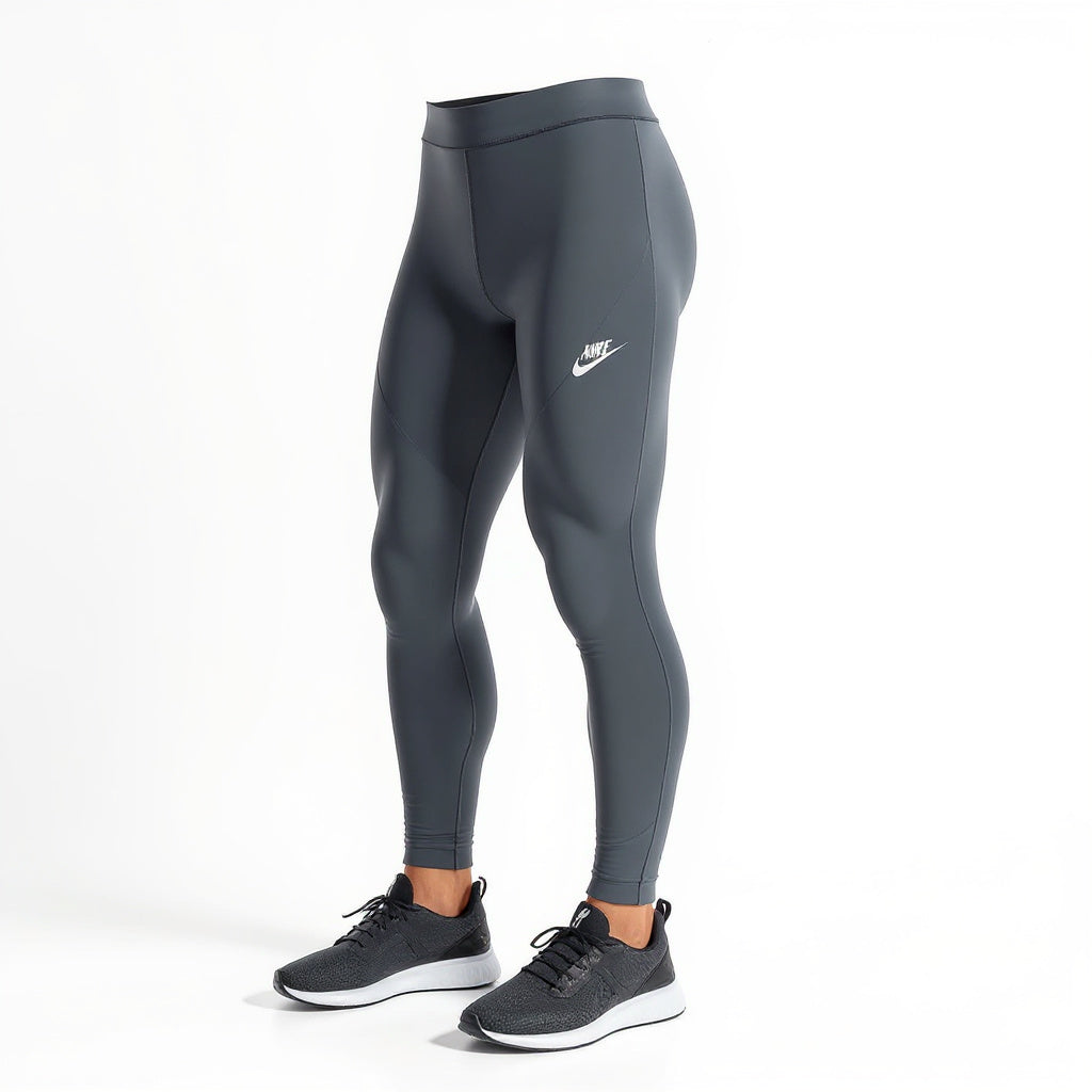 Image 3 Side View of breathable running tights, sleek,modern,sporty,minimalist,versatile