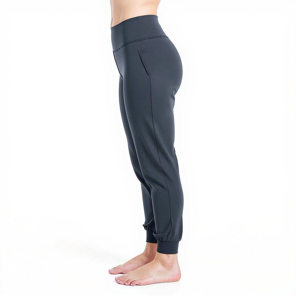 Image 3 Side View of breathable yoga pants, athleisure,minimalist,modern,stylish,versatile