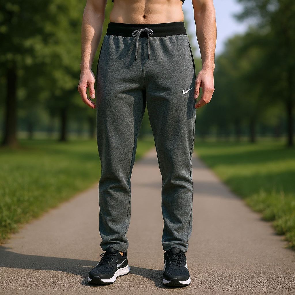 Image 4 Lifestyle Shot of moisture-wicking workout pants, modern,sleek,performance-oriented,versatile,athleisure