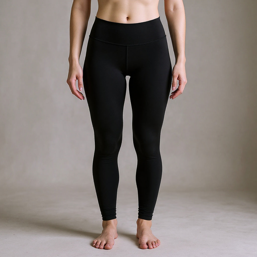 Image 4 Lifestyle Shot of seamless squat-proof leggings, minimalist, athleisure, modern, streamlined, versatile