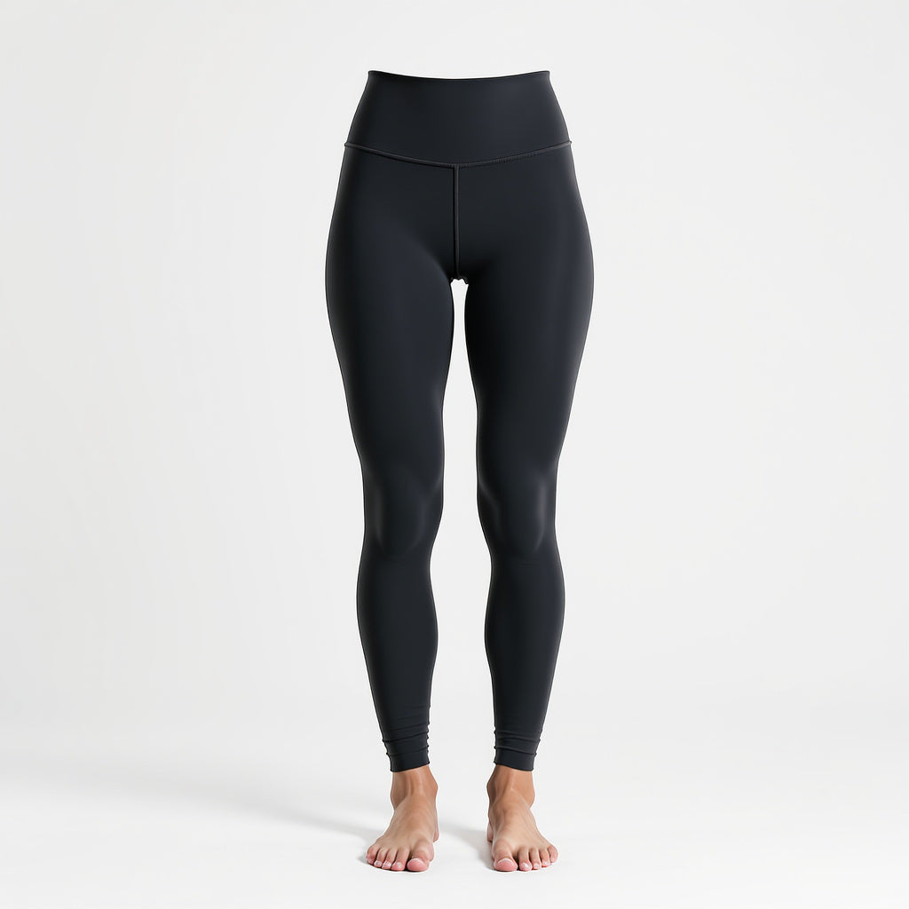 Image 1 Front Hero of muscle support yoga pants, sleek,modern,athletic,comfortable,flexible