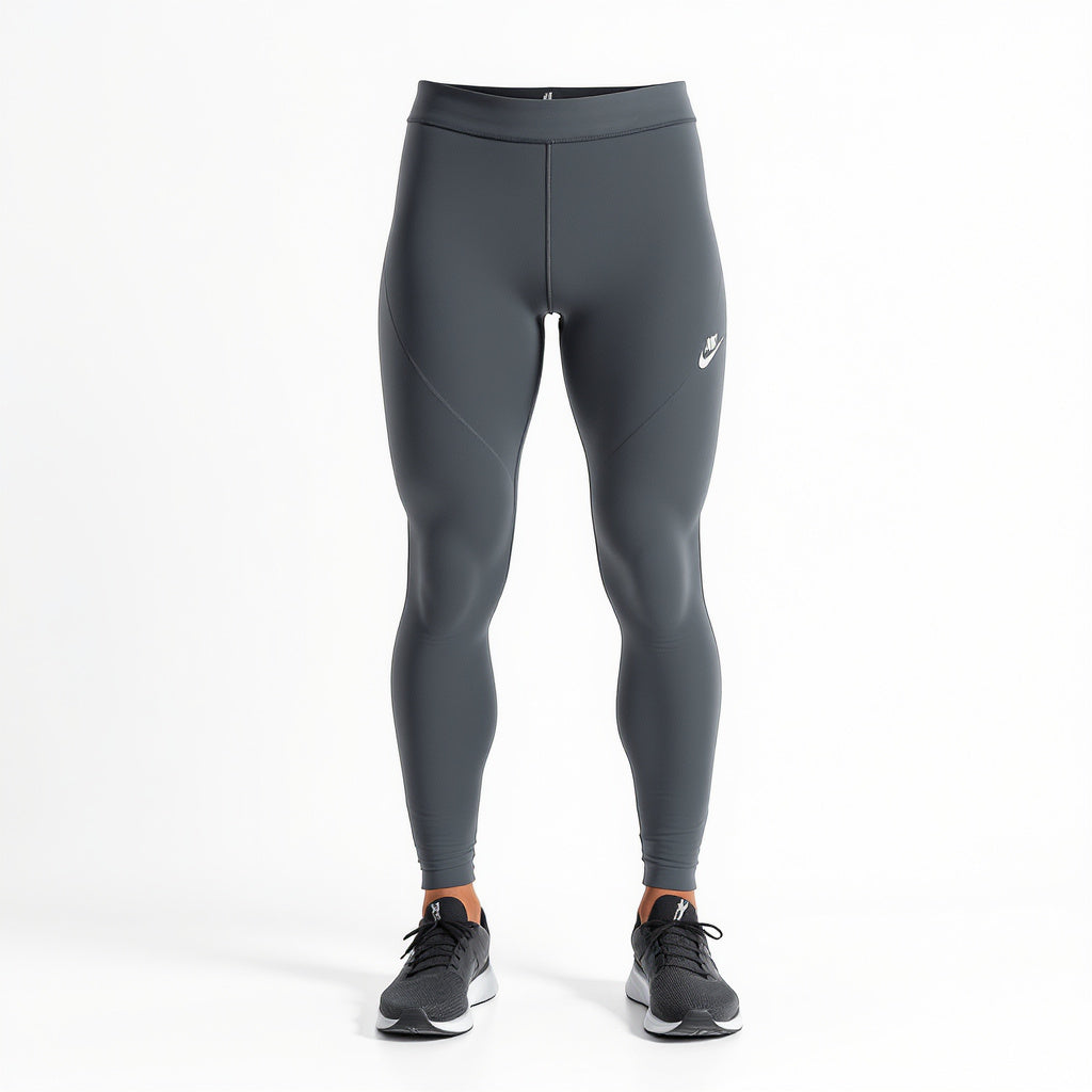 Image 1 Front Hero of breathable running tights, sleek,modern,sporty,minimalist,versatile